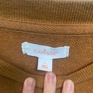 Colsie Large Graphic “Colorado” Mountain CrewNeck